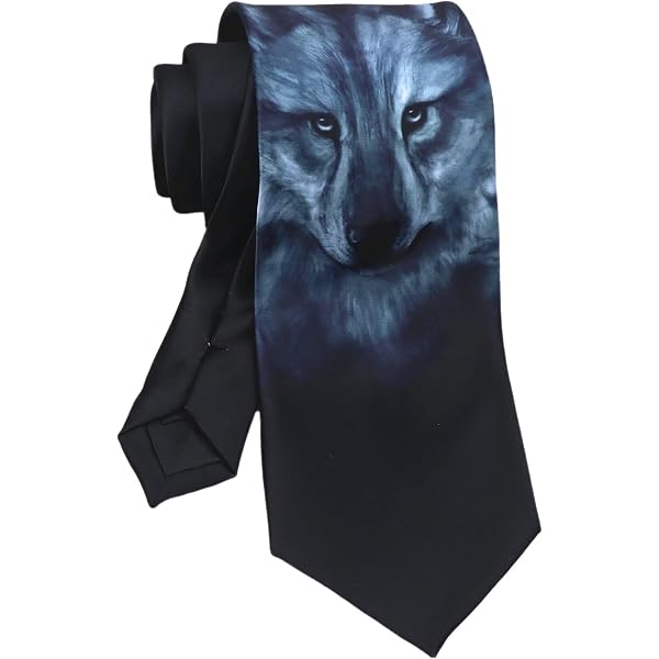 入手不可能！Wolves Tie Amazon.com: Three Rooker Wolf Ties Mens Animal Wolves Necktie